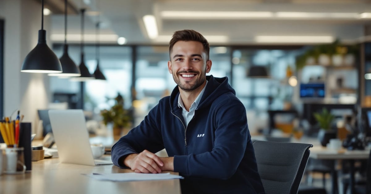 Recrutement Air France : employés en uniforme dans un environnement aéroportuaire moderne